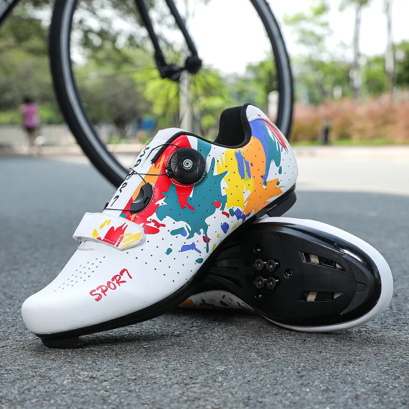 Men's Cycling Shoes MTB, Lightweight And Durable Mountain Cycling Shoes, Suitable For Outdoor Mountain Riding Unisex 37-46