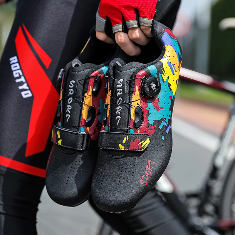 Men's Cycling Shoes MTB, Lightweight And Durable Mountain Cycling Shoes, Suitable For Outdoor Mountain Riding Unisex 37-46