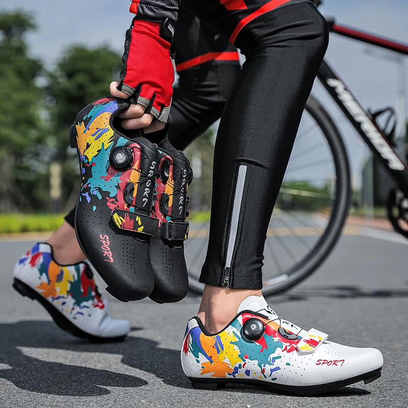 Men's Cycling Shoes MTB, Lightweight And Durable Mountain Cycling Shoes, Suitable For Outdoor Mountain Riding Unisex 37-46