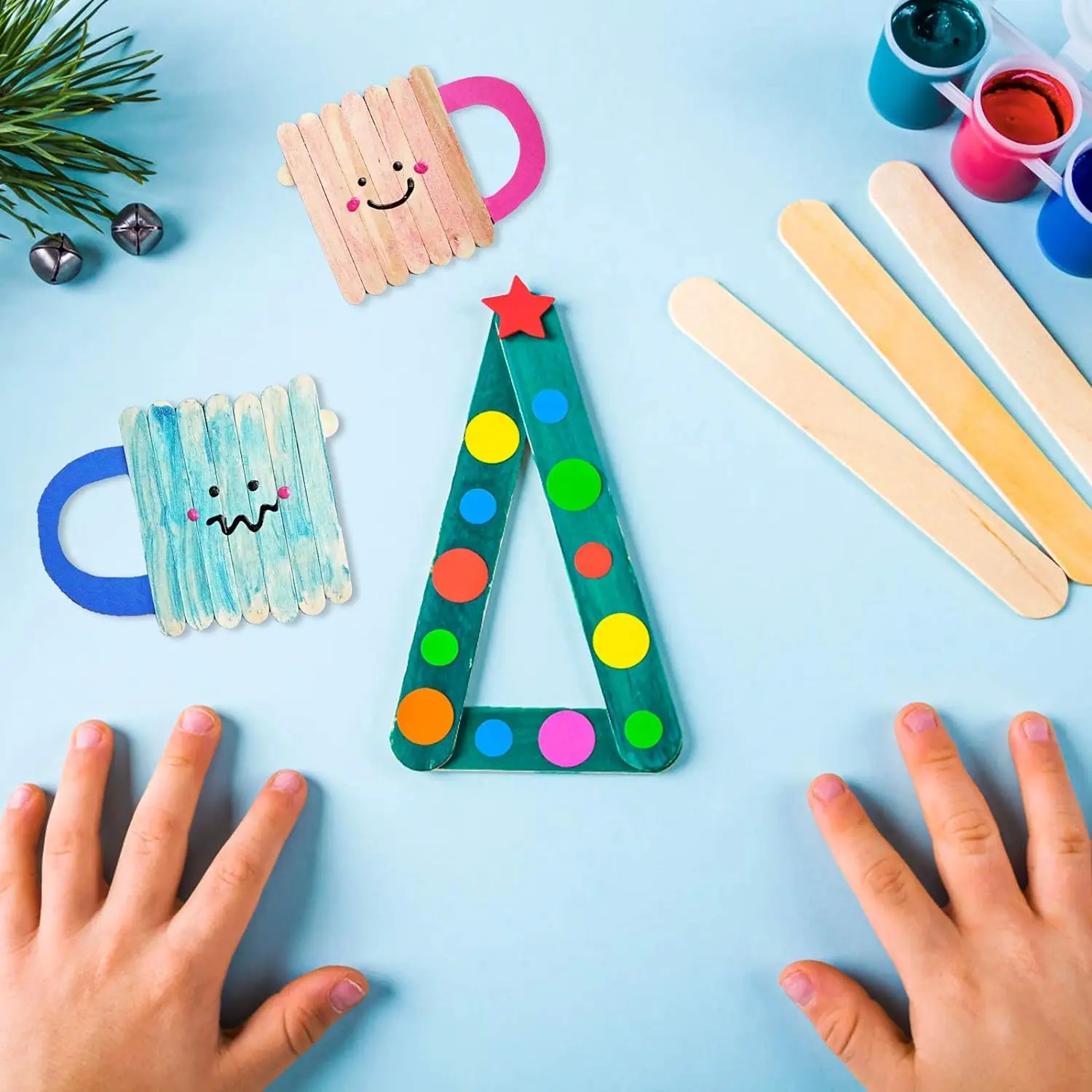 50/100/150Pcs 10cm Wooden Resin Epoxy Stirring Stick Popsicle Ice Cream Stick Handmade Tool DIY Home Art Classroom Supplies
