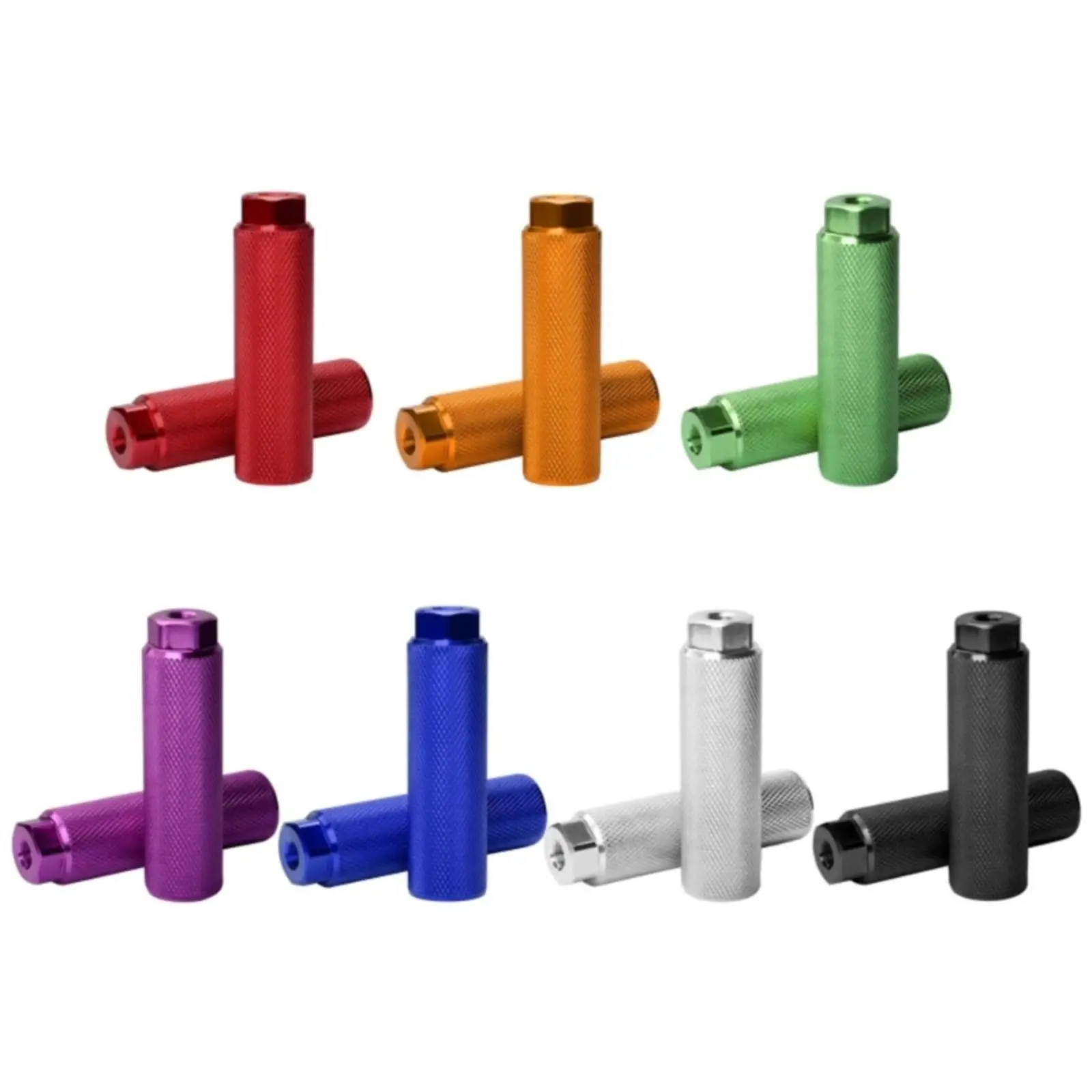 Bicycle Anti Skid Pegs Lead Foot For BMX Bike Fit 3/8'' Axle Footrest-Lever Bike Pegs Aluminum Alloy Bicycle Accessories