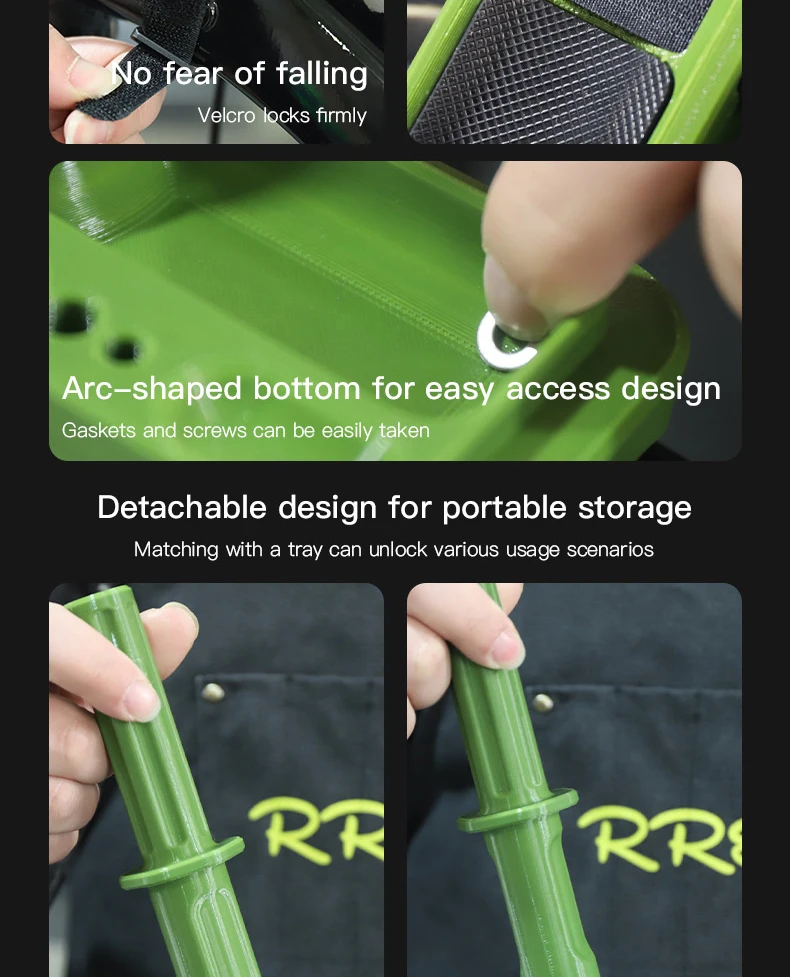 RRSKIT Virtual Head Tube For Bicycle Apply To Road Mountain Bike Gravel Cycling Ultralight Virtual Head Tube Bicycle Repair Tool