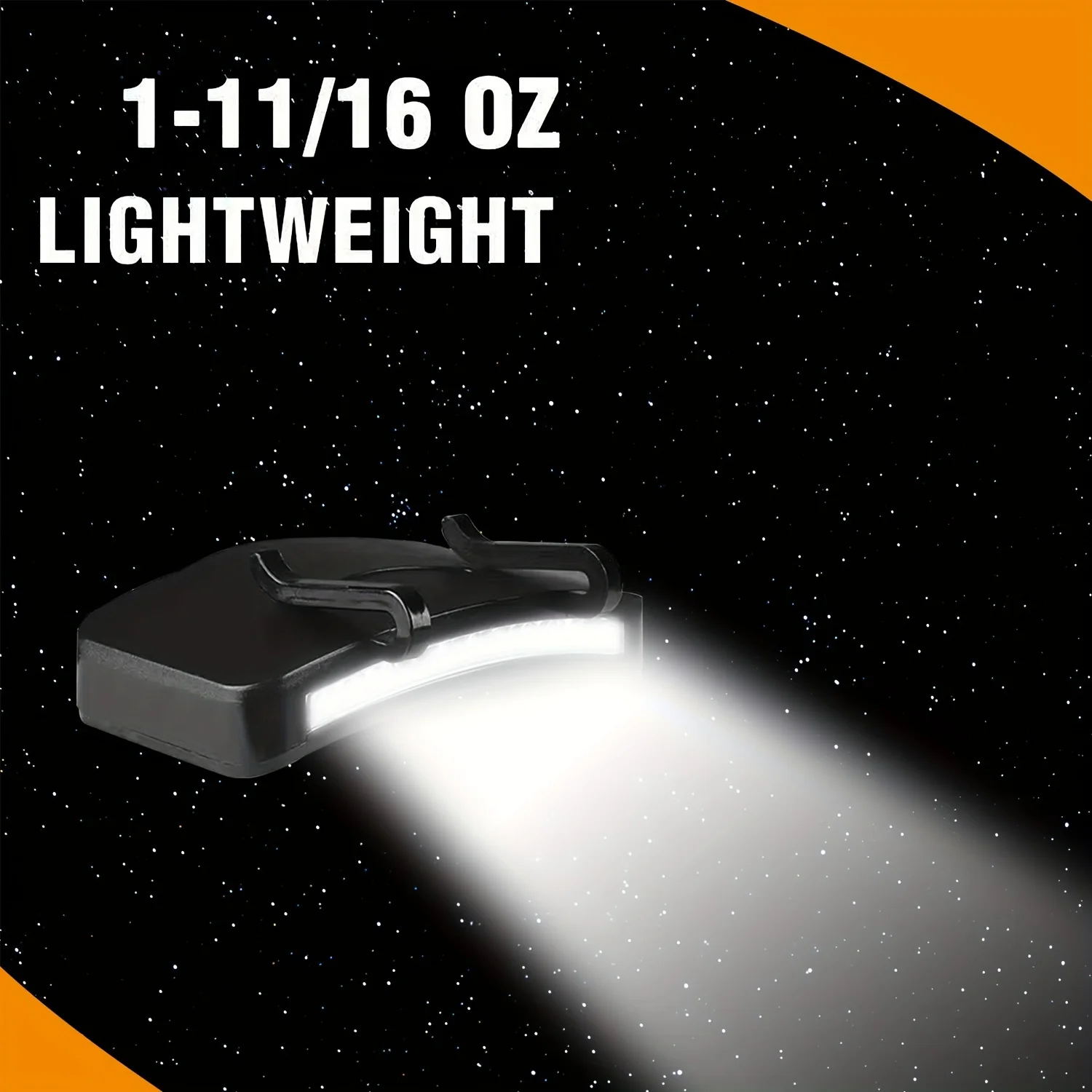 Outdoor LED Hat Clip Light Super Bright Headlamp Clip on Cap Hat Torch for Fishing Camping Hunting