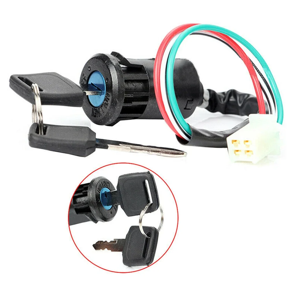 Motorcycle Ignition Switch + Keys Scooter Accessories fit For Quad Dirt Bike For ATV On/Off Plastic Universal Replacement Parts