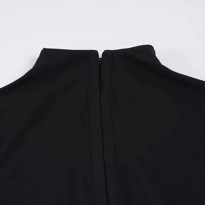 American retro y2k Millennium Spice Girl design sense button slim sexy original perennial solid color top summer new top female