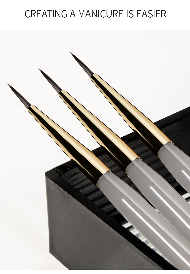 Art Painting Brush Acrylic Lines Pen Stripes Grid Flower Butterfly Drawing Watercolor Brushes DIY Design Manicure Tools