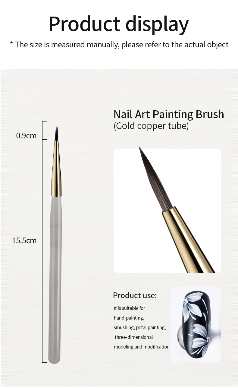 Art Painting Brush Acrylic Lines Pen Stripes Grid Flower Butterfly Drawing Watercolor Brushes DIY Design Manicure Tools