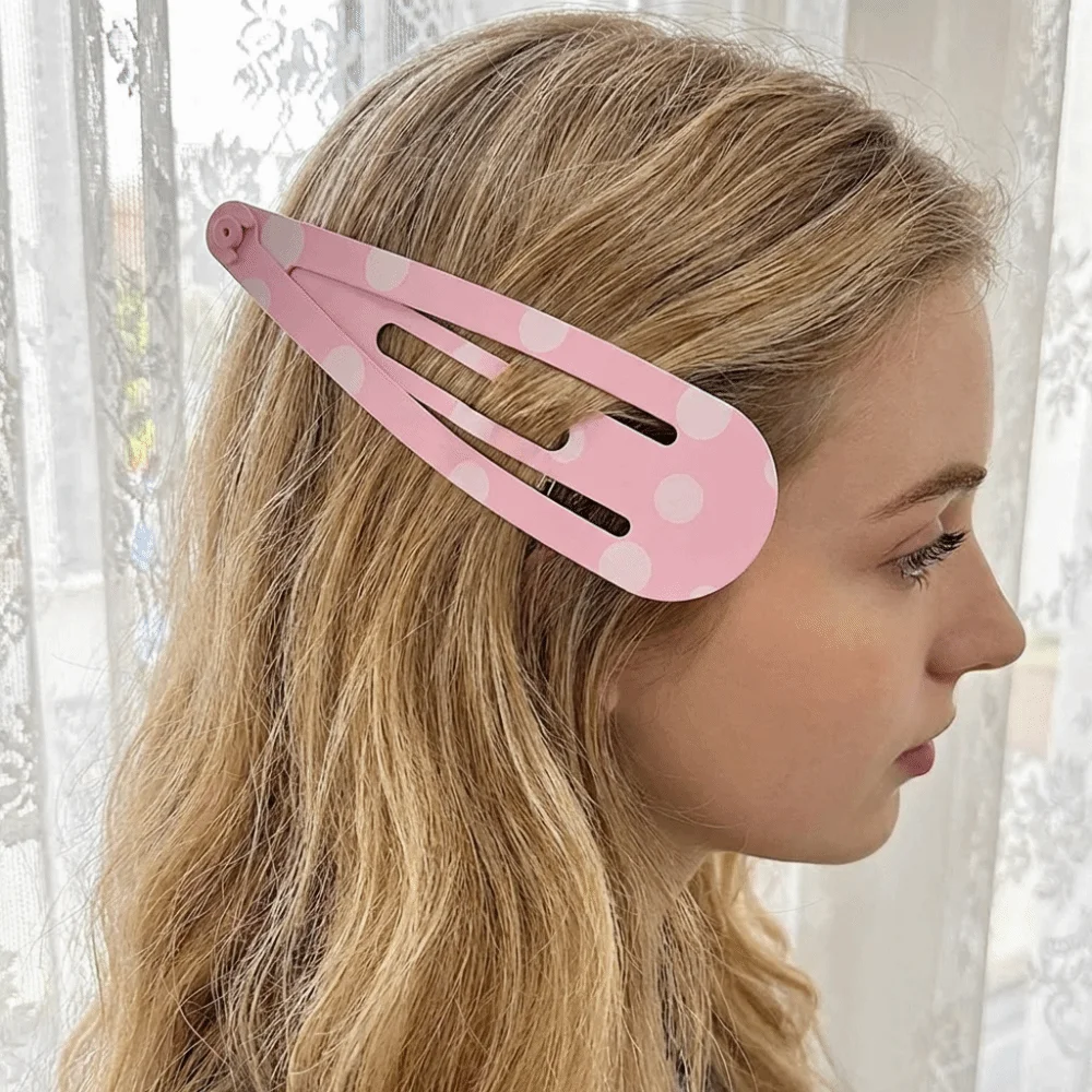 Cute Polka Dot Extra-large Hair Clips 20cm INS Hoodies BB Clip Creative Kawaii Funny Hair Grip Daily Wearing
