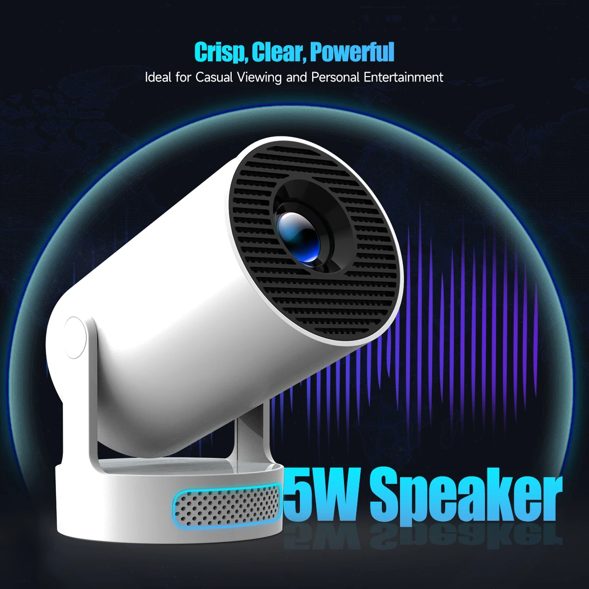 Magcubic HY300 Pro+ 8K Wifi6 Projector 290ANSI Android 14 Dual WIFI Allwinner H726 BT5.4 1280x720P Home Cinema Outdoor Portable