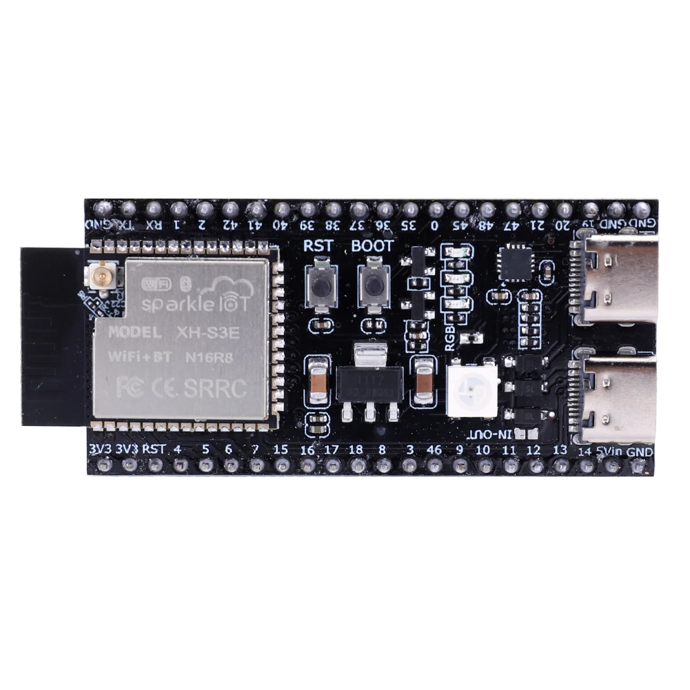 ESP32-S3 Dual Type-C Development Board WiFi Expansion Board 2.4G Wifi Module for Arduino