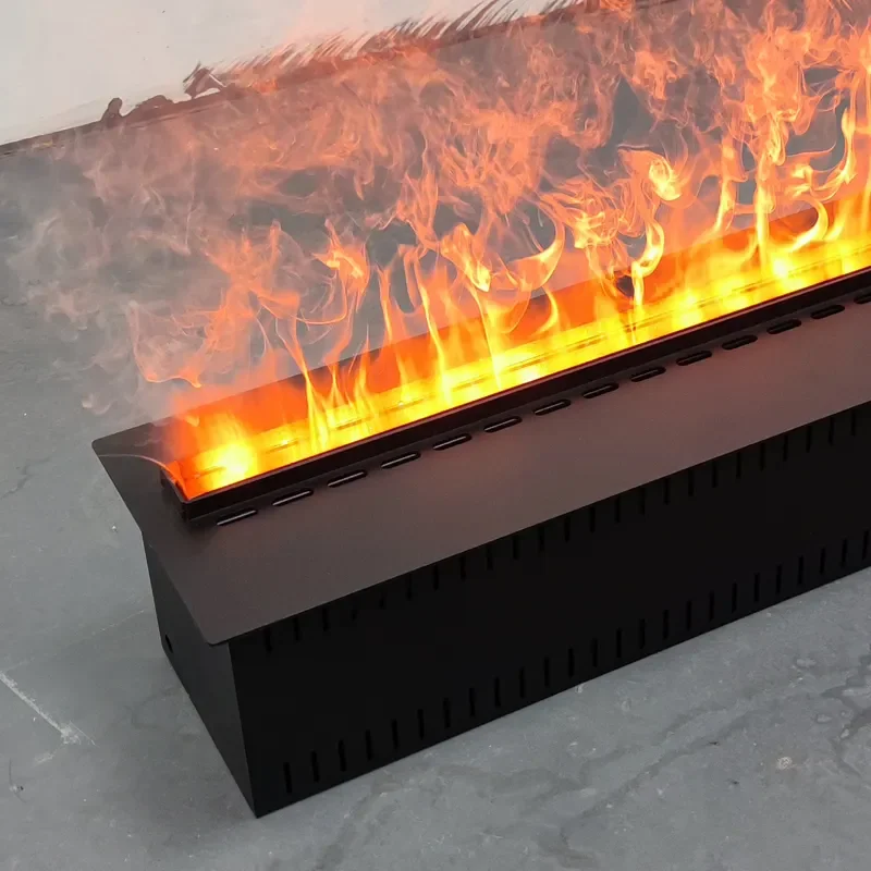 3D Atomizing Fireplace For Living Room Multi-color Fake Flame Electronic Fireplace Home Remote Control Water Steam Fireplace