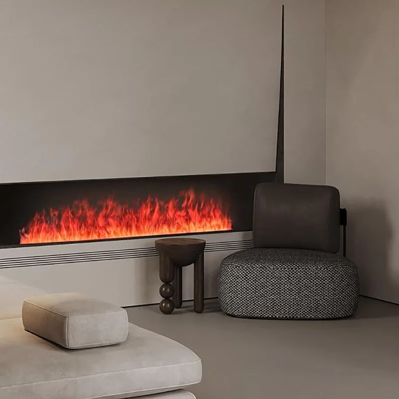 3D Atomizing Fireplace For Living Room Multi-color Fake Flame Electronic Fireplace Home Remote Control Water Steam Fireplace