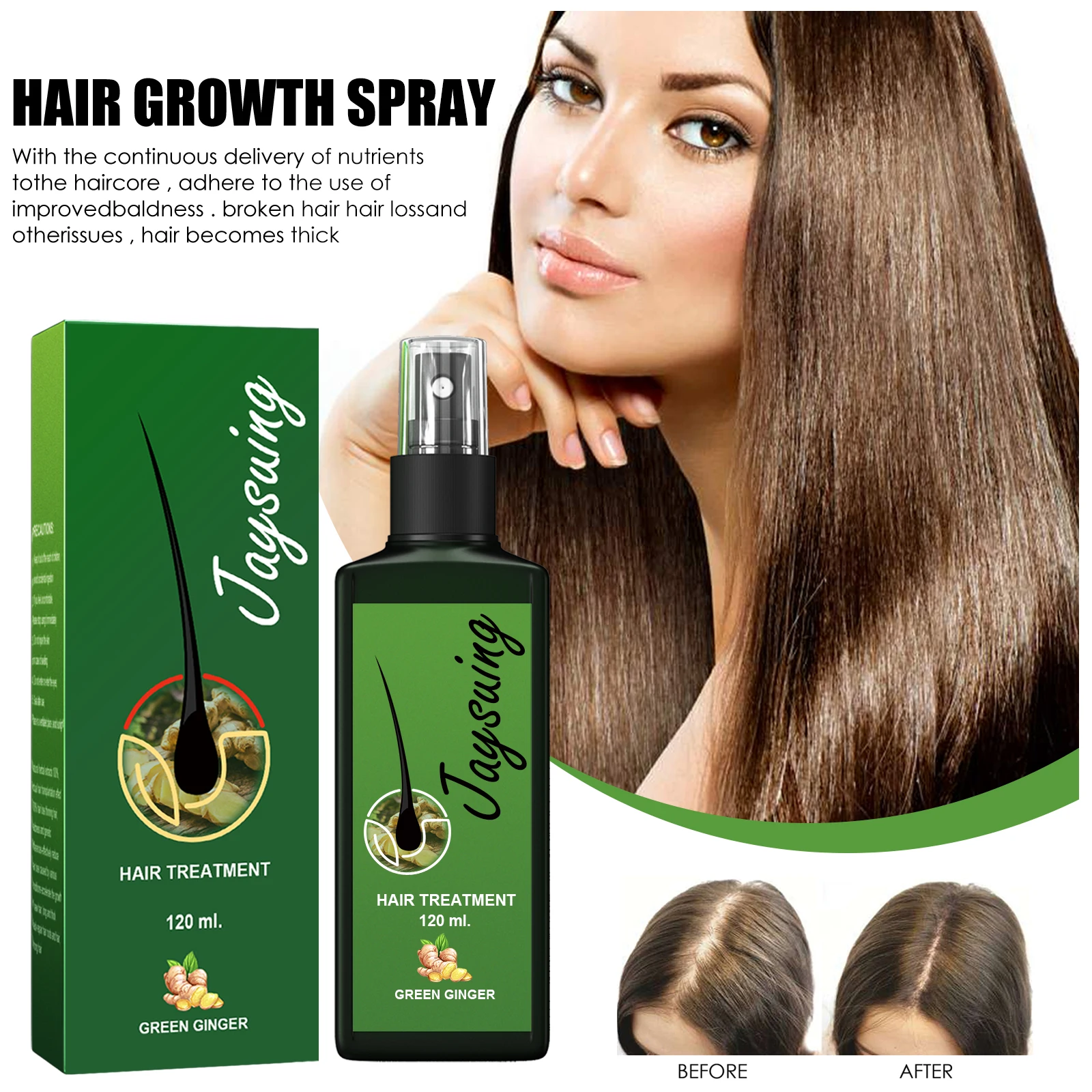 Hair Growth Serum 7 Days Fast Regrowth Essential Capsule Anti Hair loss Baldness Repair Damaged Scalp Treatment For Women Men