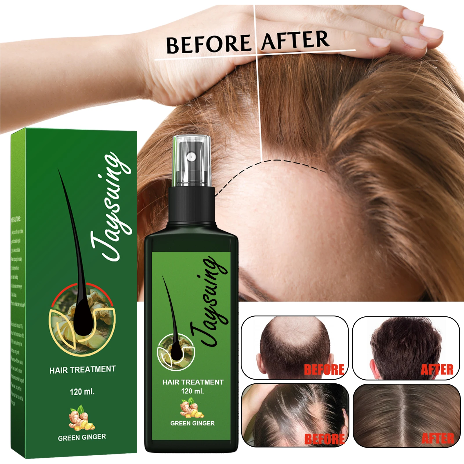 Hair Growth Serum 7 Days Fast Regrowth Essential Capsule Anti Hair loss Baldness Repair Damaged Scalp Treatment For Women Men