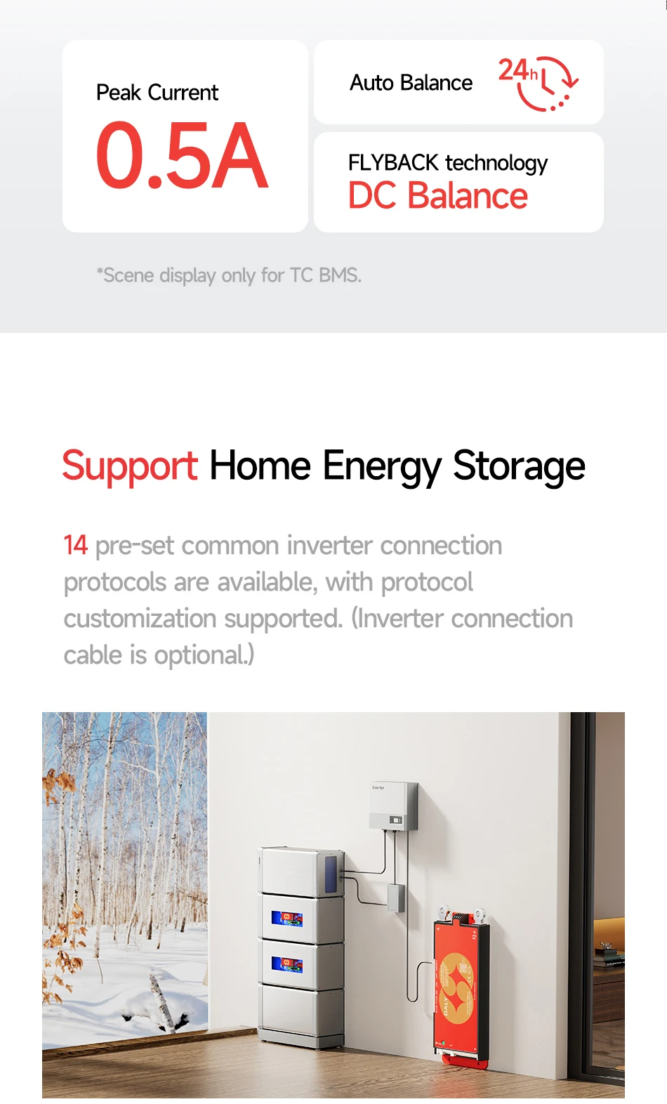 Daly Smart Active BMS 4s LiFePO4 8s 24V 16s 100A 150A 40A 60A 200A 12V 48V LiFePO4 1A Active Balance with UART RS485 WiFi Key