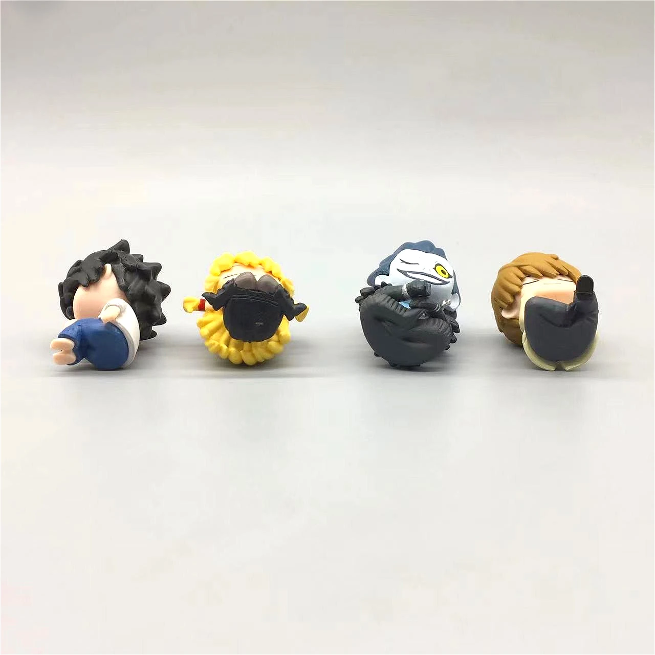 In-stock kawaii Shoulder-to-Shoulder anime death note Light Yagami Amane Misa Ryuk sitting waiting ornaments collection figures