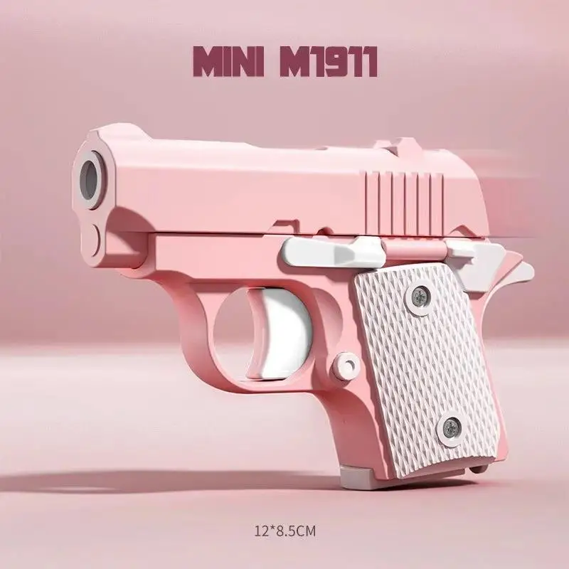 New Arrival Stress Relief ABS Plastic Mini 1911 3D Printed Gravity Fidget Gun Pistol Toy Gift Promotion Toy For Boys