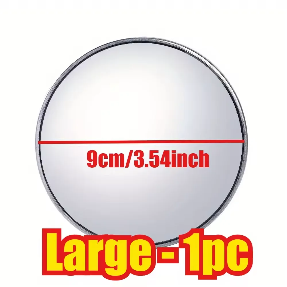 3R High-definition Car Mounted Thin Convex Wide-angle Blind Spot Mirror Large Field of View Reversing Assist Mirror