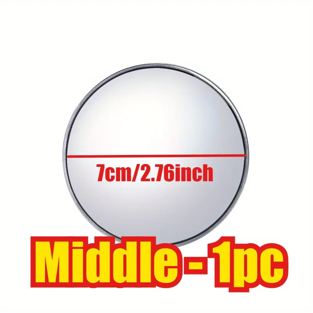 3R High-definition Car Mounted Thin Convex Wide-angle Blind Spot Mirror Large Field of View Reversing Assist Mirror