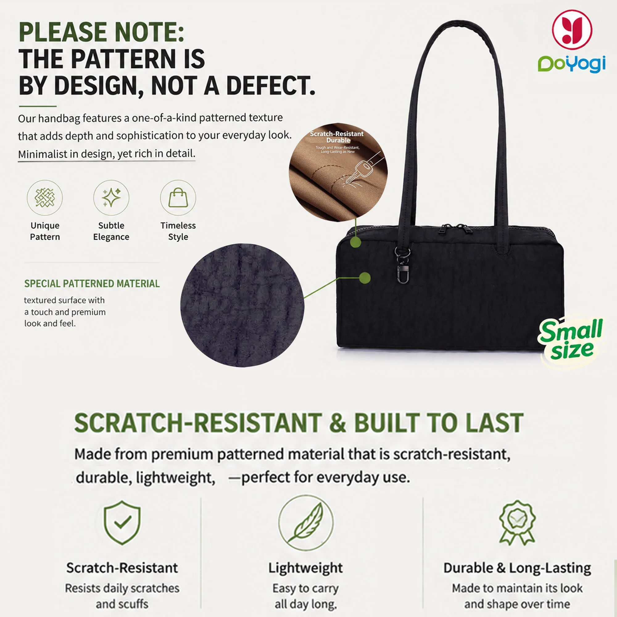 Nylon Tote Bag Bowler Bag Women Shoulder Purse with Keychain Clip, Lightweight Zipper Handbag Daily Work Travel Gym Gift for Mum