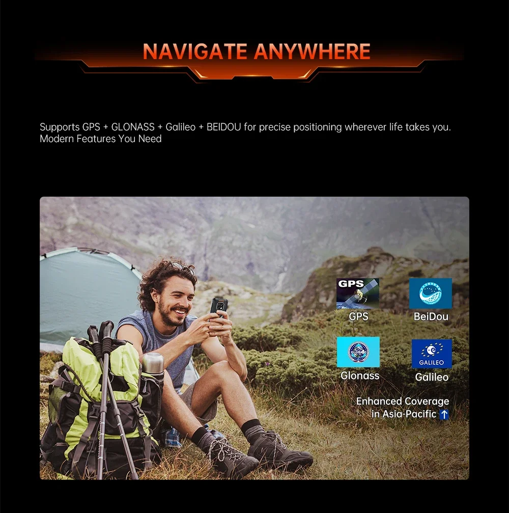 [Ship From UK] Cubot KingKong ES 3 Android 15 Rugged Smartphone 16GB(6+10) 256GB 10200mAh 33W 48MP 6.745''120Hz NFC Mobile Phone