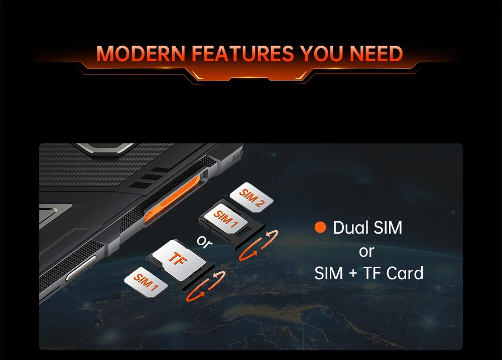 [Ship From UK] Cubot KingKong ES 3 Android 15 Rugged Smartphone 16GB(6+10) 256GB 10200mAh 33W 48MP 6.745''120Hz NFC Mobile Phone
