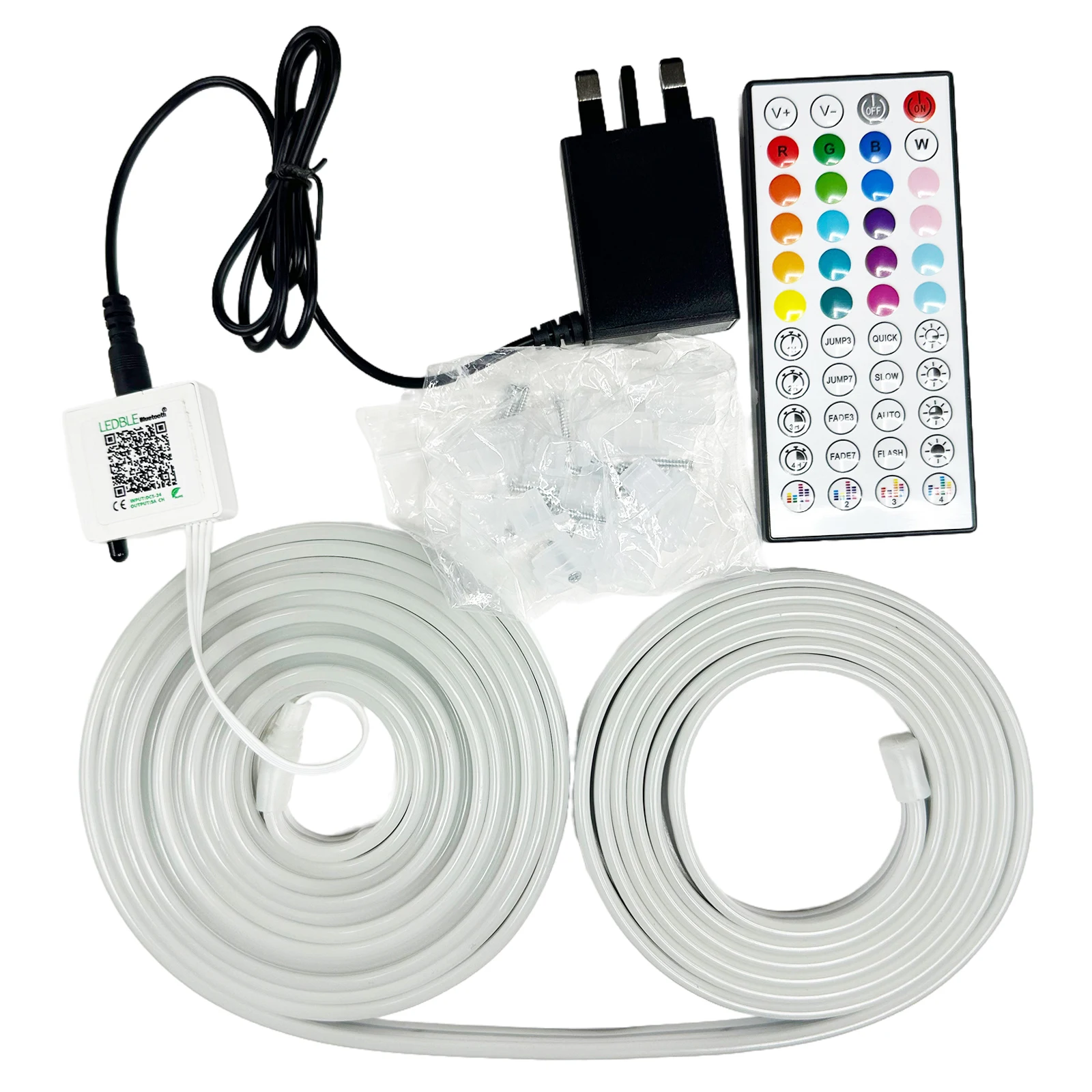 RGB Rope Light APP Remote Silicone Neon Tape Light Color Changing Rope Light for Bedroom Living Room Gameroom