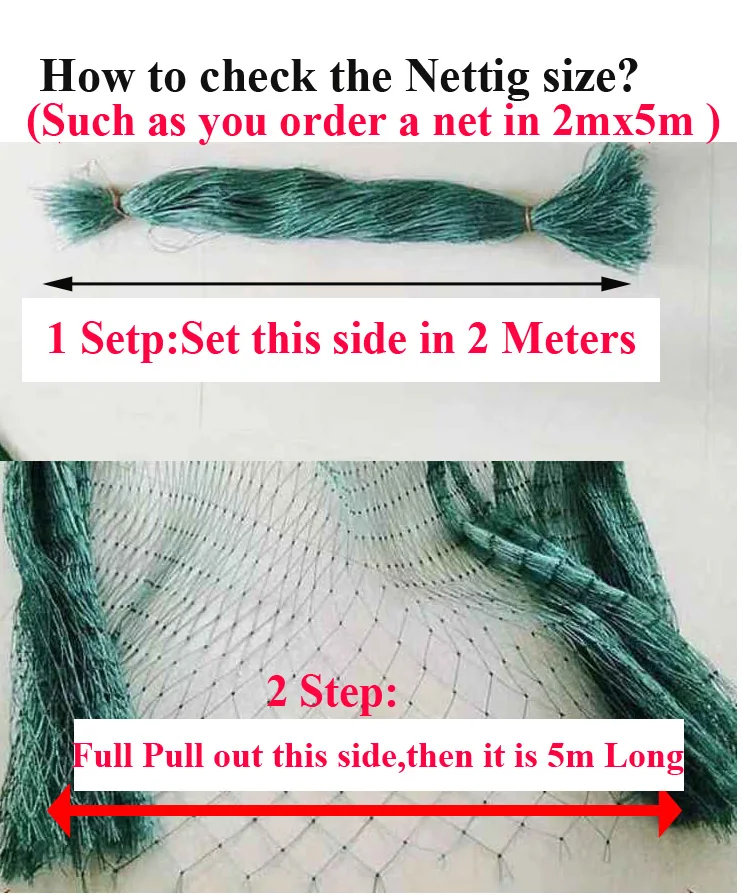 Heavy Duty Anti Bird Netting Garden Deer Fence Netting, Garden Net and Crops Protective Fencing Mesh for Anti Bird Deer Cat Dog