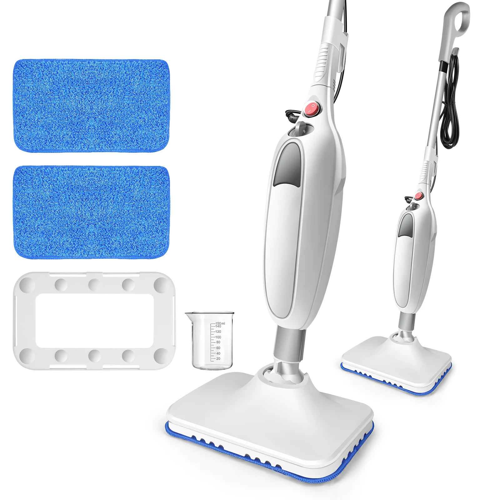 BRIEFNESS 1200W Electric Steam Cleaner High Temperature Steam Mop Sterilization Handhled Household for All Floors