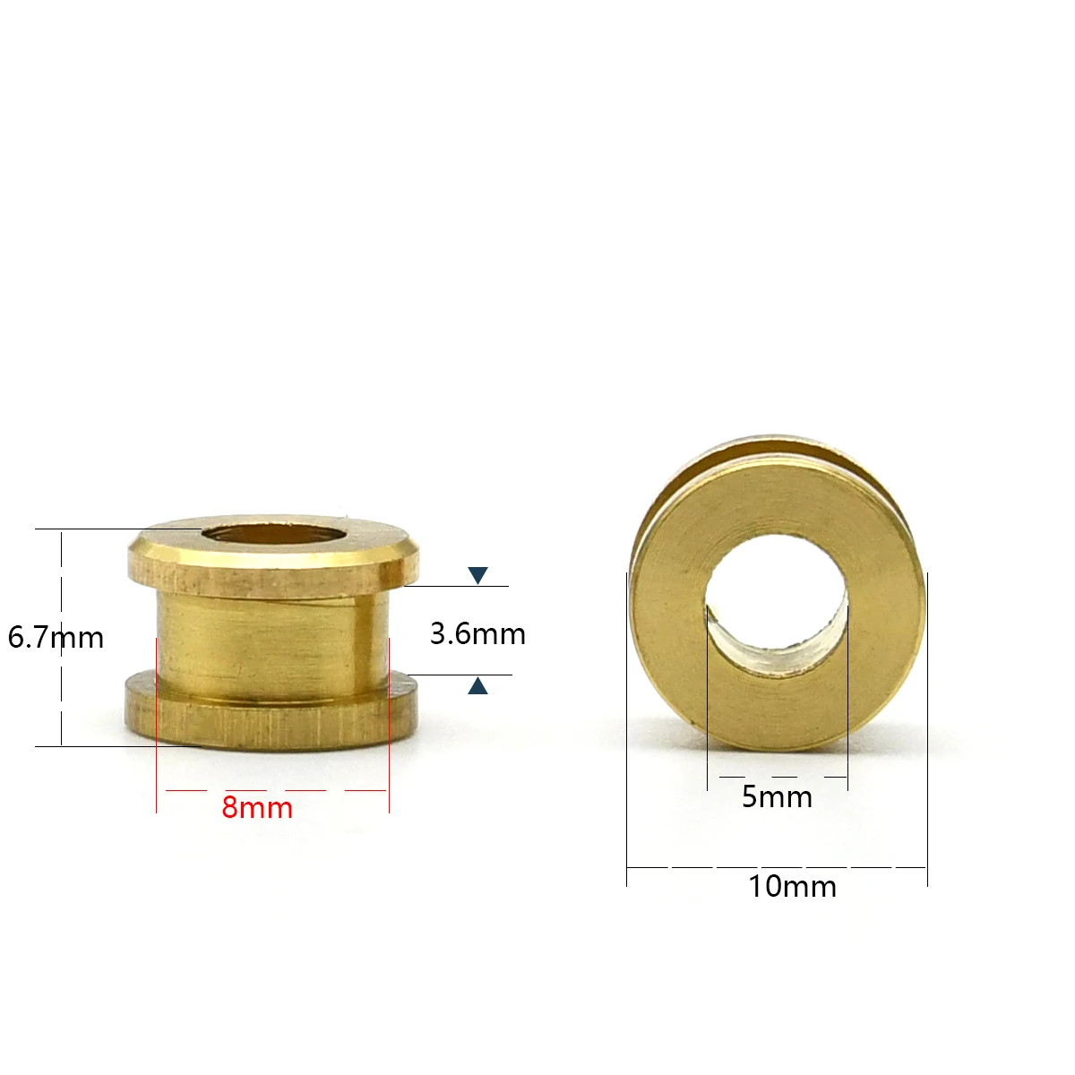 2pcs Solid Brass Screw Back Eyelets with Washer Grommets Leather Craft Accessory for Bag Garment Shoe Clothes Jeans Decoration
