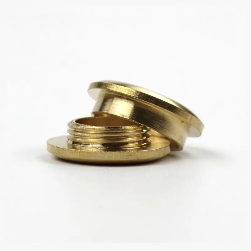 2pcs Solid Brass Screw Back Eyelets with Washer Grommets Leather Craft Accessory for Bag Garment Shoe Clothes Jeans Decoration