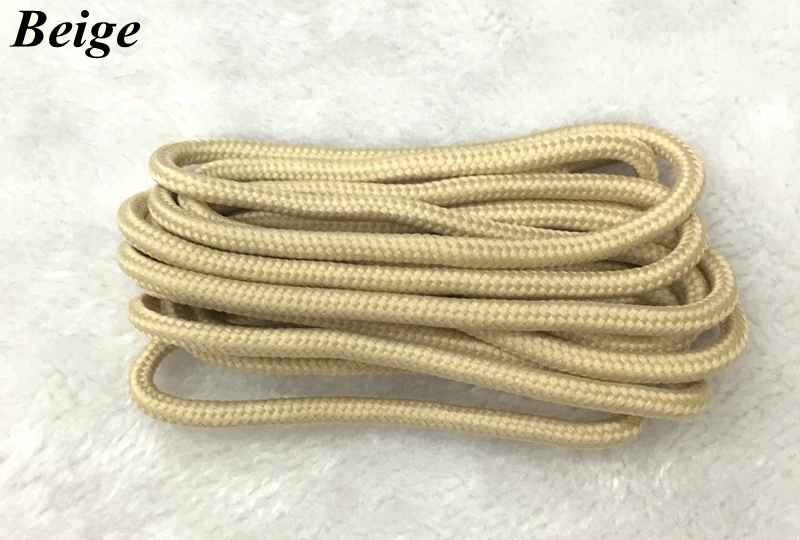 1Pair Classic Round Shoe laces Outdoor Sneakers Shoes Laces Solid Color Kids Adult Shoelaces 90/120/150CM YD-1