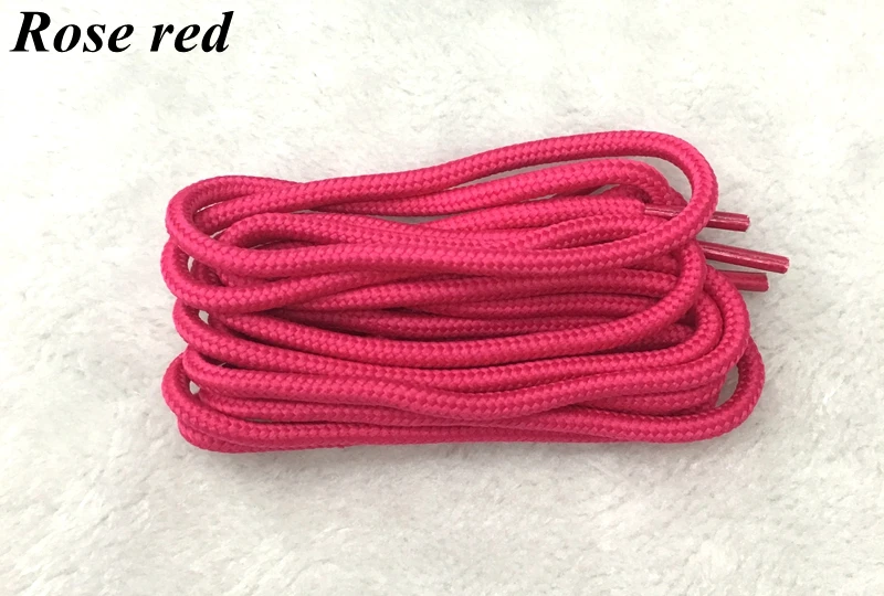 1Pair Classic Round Shoe laces Outdoor Sneakers Shoes Laces Solid Color Kids Adult Shoelaces 90/120/150CM YD-1