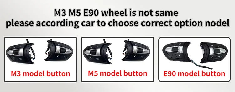 For BMW E90 E87 E83 E92 E84 E70 E71 F20 F23 F30 F34 F10 F25 F48 F15 Upgrade Steering Wheel Leather Modify New Style