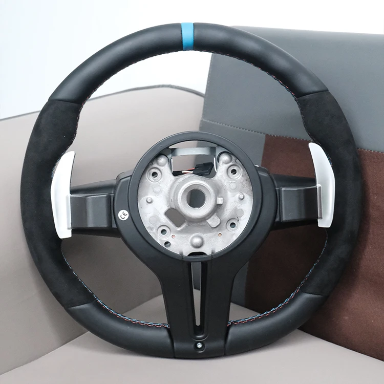 For BMW E90 E87 E83 E92 E84 E70 E71 F20 F23 F30 F34 F10 F25 F48 F15 Upgrade Steering Wheel Leather Modify New Style