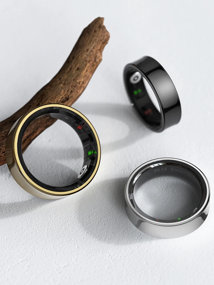 R09 Smart Ring Waterproof Health Fitness Rings Heart Rate Blood Oxygen Sleep Monitoring Fitness Tracker for Xiaomi Samsung Phone
