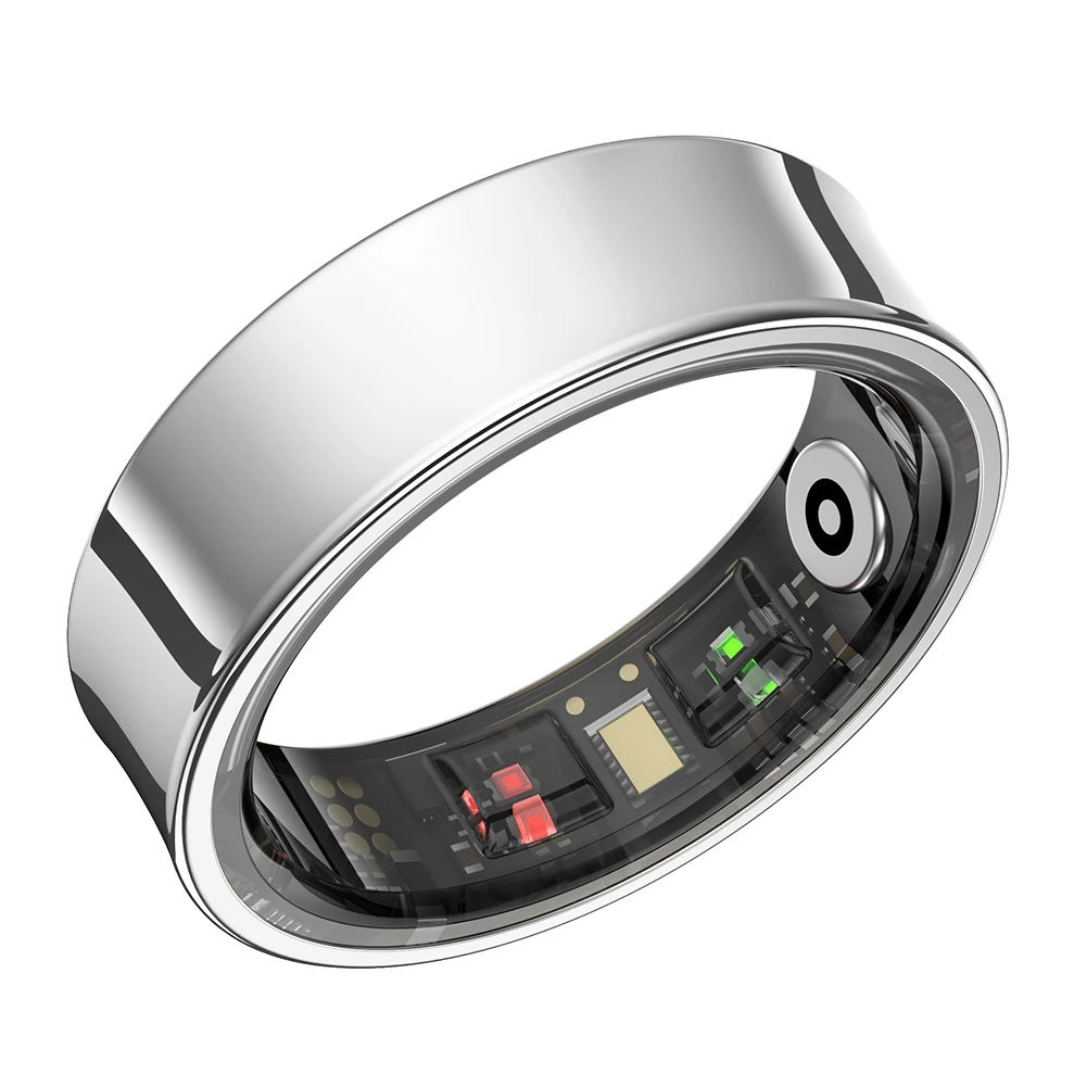 R09 Smart Ring Waterproof Health Fitness Rings Heart Rate Blood Oxygen Sleep Monitoring Fitness Tracker for Xiaomi Samsung Phone