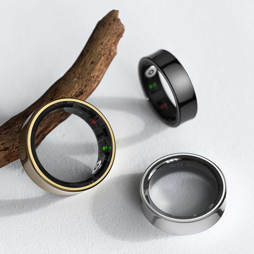 R09 Smart Ring Waterproof Health Fitness Rings Heart Rate Blood Oxygen Sleep Monitoring Fitness Tracker for Xiaomi Samsung Phone