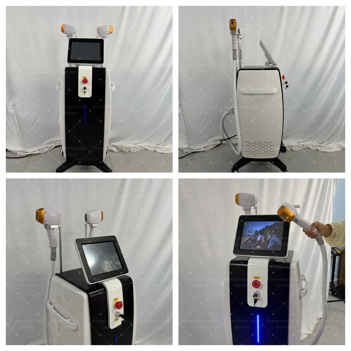 Diode Laser Hair Removal Device810 5000W 16Bars Upgraded Version Painless Permanent Hair Removal Three Wavelength Cooling System