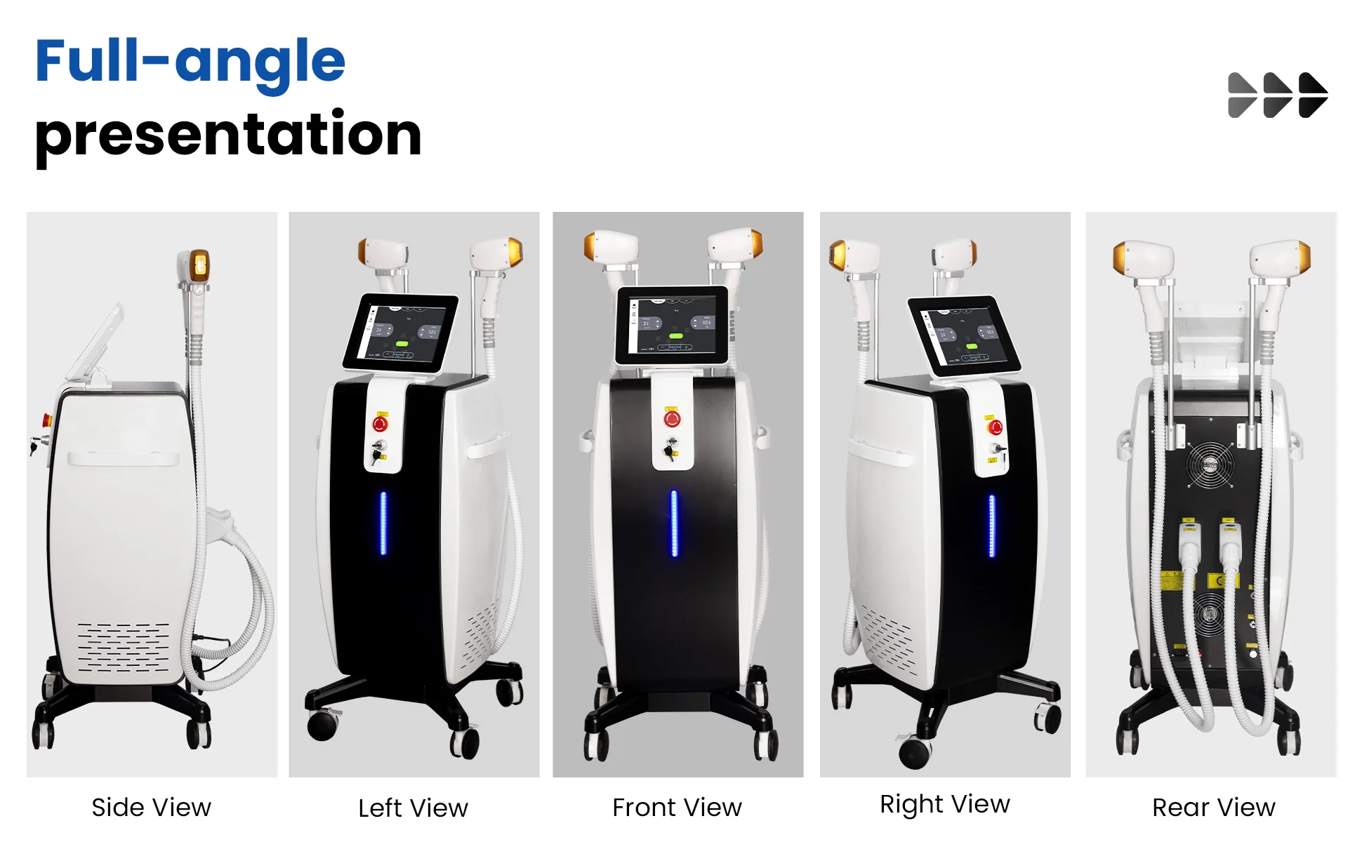 Diode Laser Hair Removal Device810 5000W 16Bars Upgraded Version Painless Permanent Hair Removal Three Wavelength Cooling System