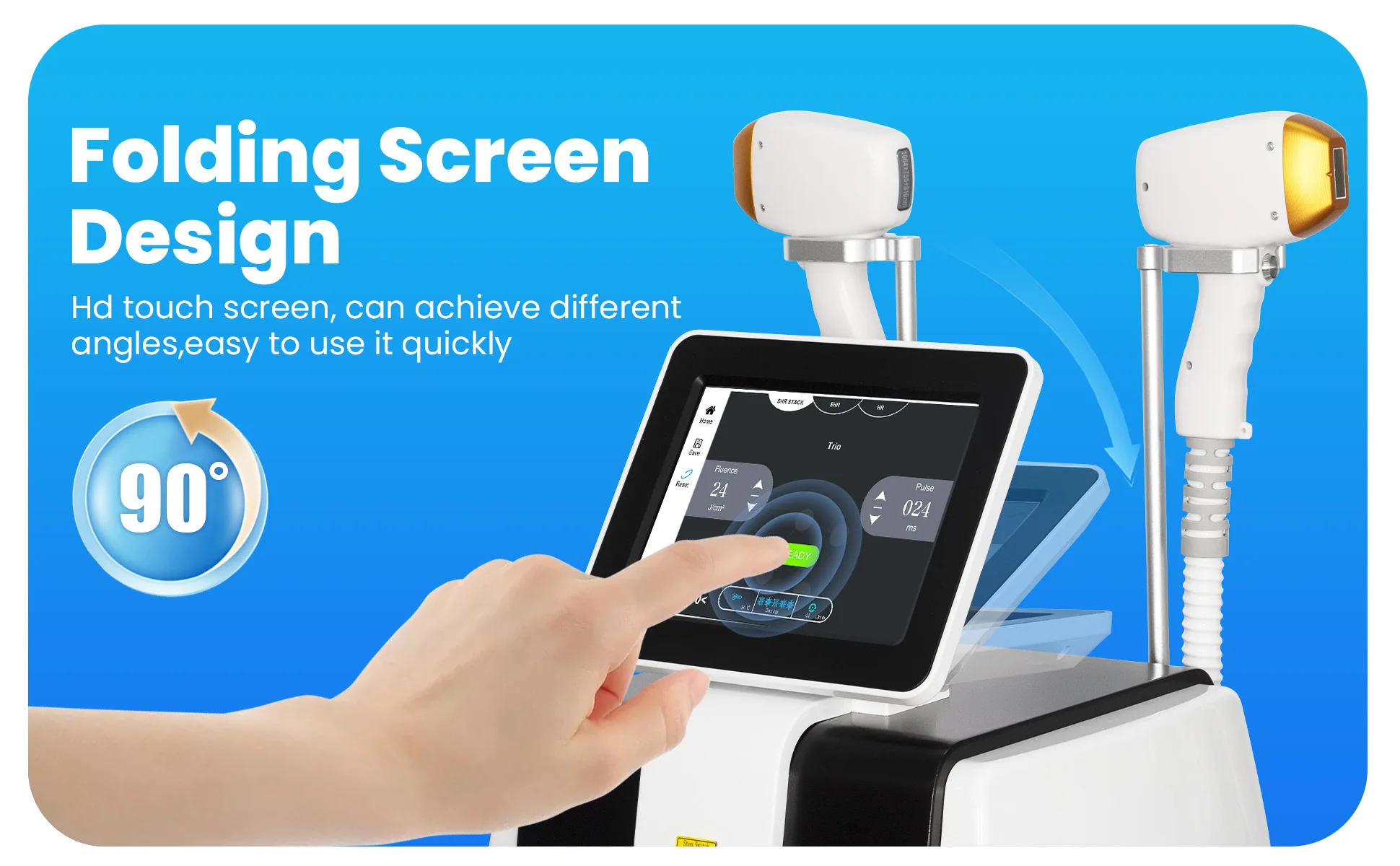 Diode Laser Hair Removal Device810 5000W 16Bars Upgraded Version Painless Permanent Hair Removal Three Wavelength Cooling System