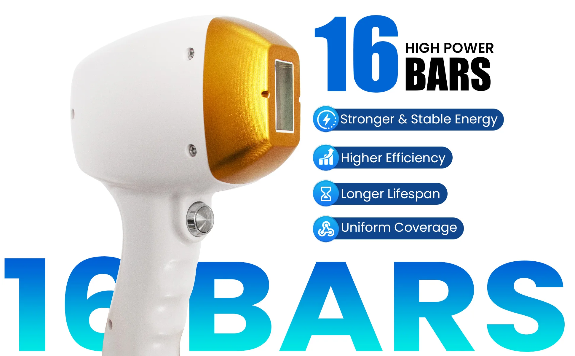 Diode Laser Hair Removal Device810 5000W 16Bars Upgraded Version Painless Permanent Hair Removal Three Wavelength Cooling System