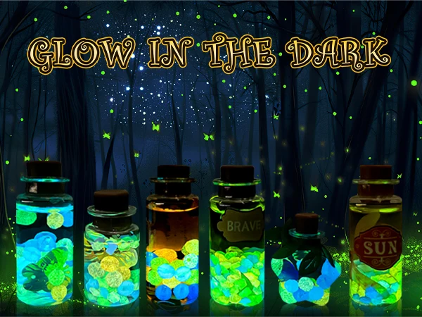 DIY Fairy Magical Potions Kit Horror Halloween Christmas Gifts Witches' Magical Color Changing Freezing Potions Art Craft Kit