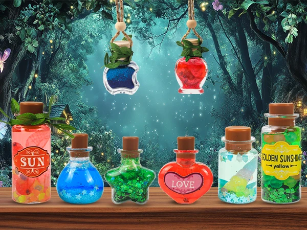 DIY Fairy Magical Potions Kit Horror Halloween Christmas Gifts Witches' Magical Color Changing Freezing Potions Art Craft Kit