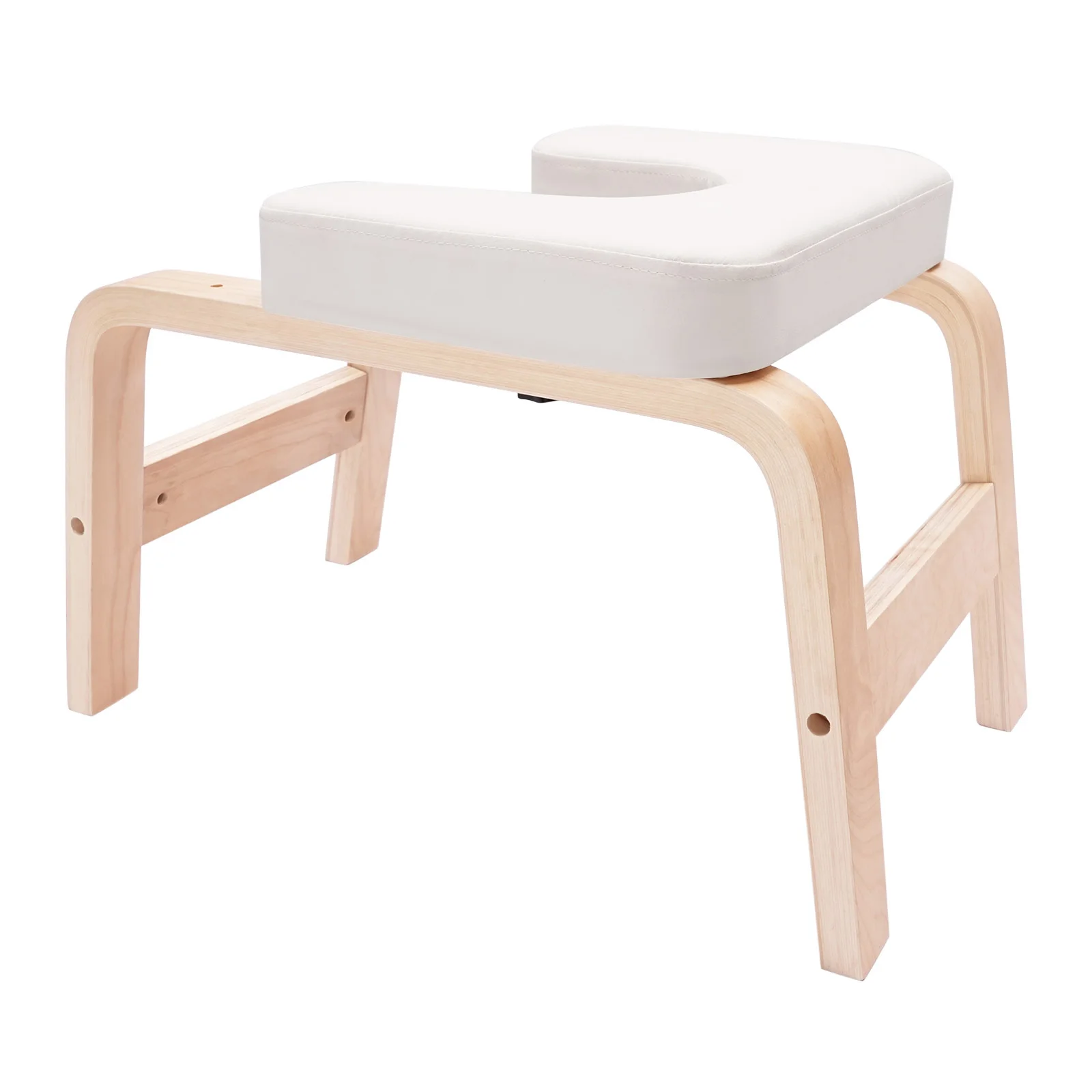 Yoga Headstand Bench Stool, Inversion Chair for Beginners, Home Yoga Training Equipment with Detachable Block