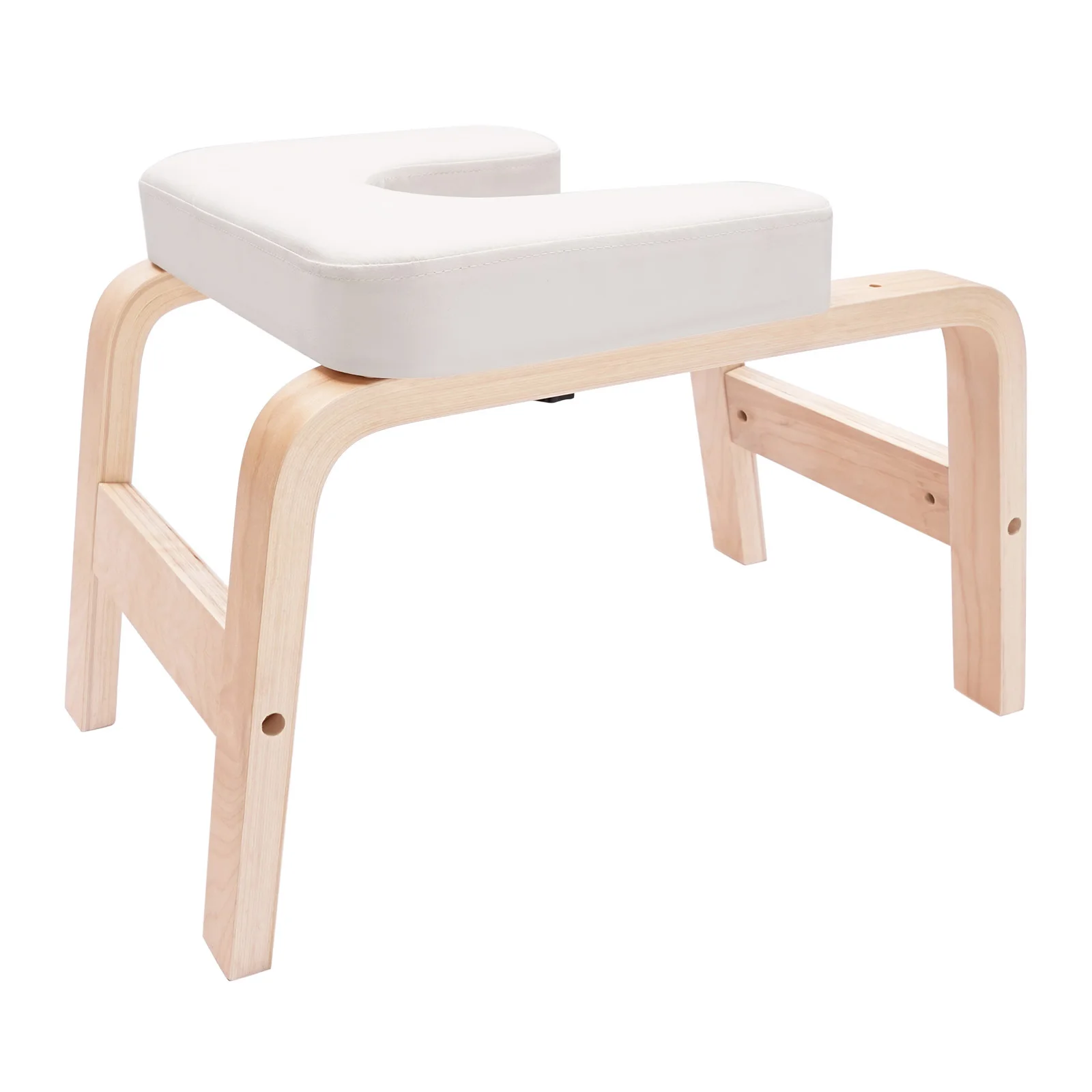 Yoga Headstand Bench Stool, Inversion Chair for Beginners, Home Yoga Training Equipment with Detachable Block