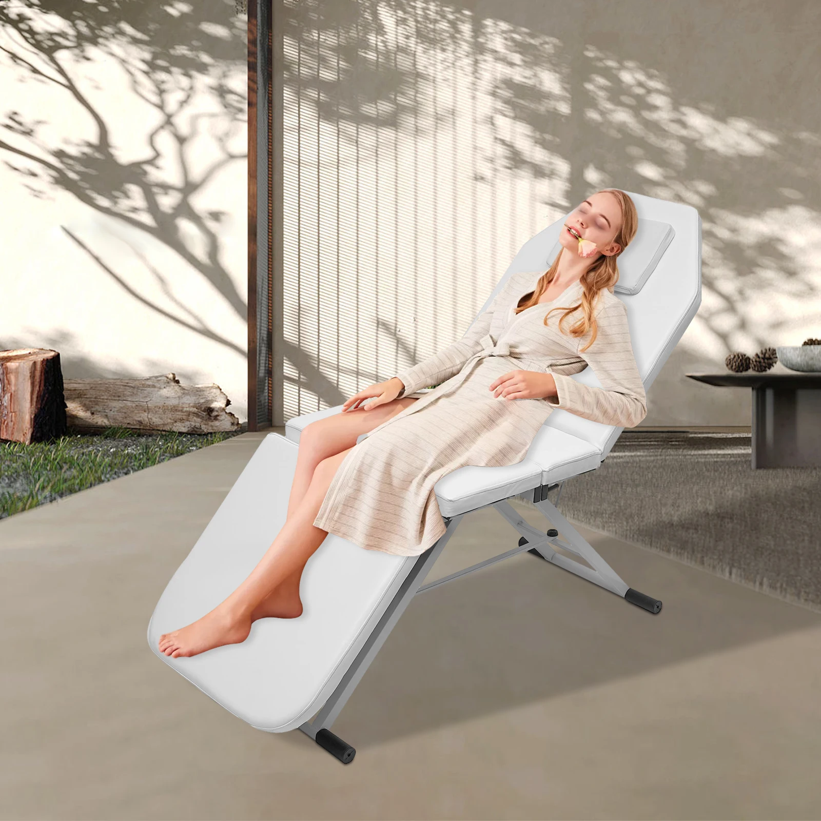 Beauty Bed Professional Massage Bed Foldable 250kg Salon Beauty Recliner for Spa & Salon Comfort