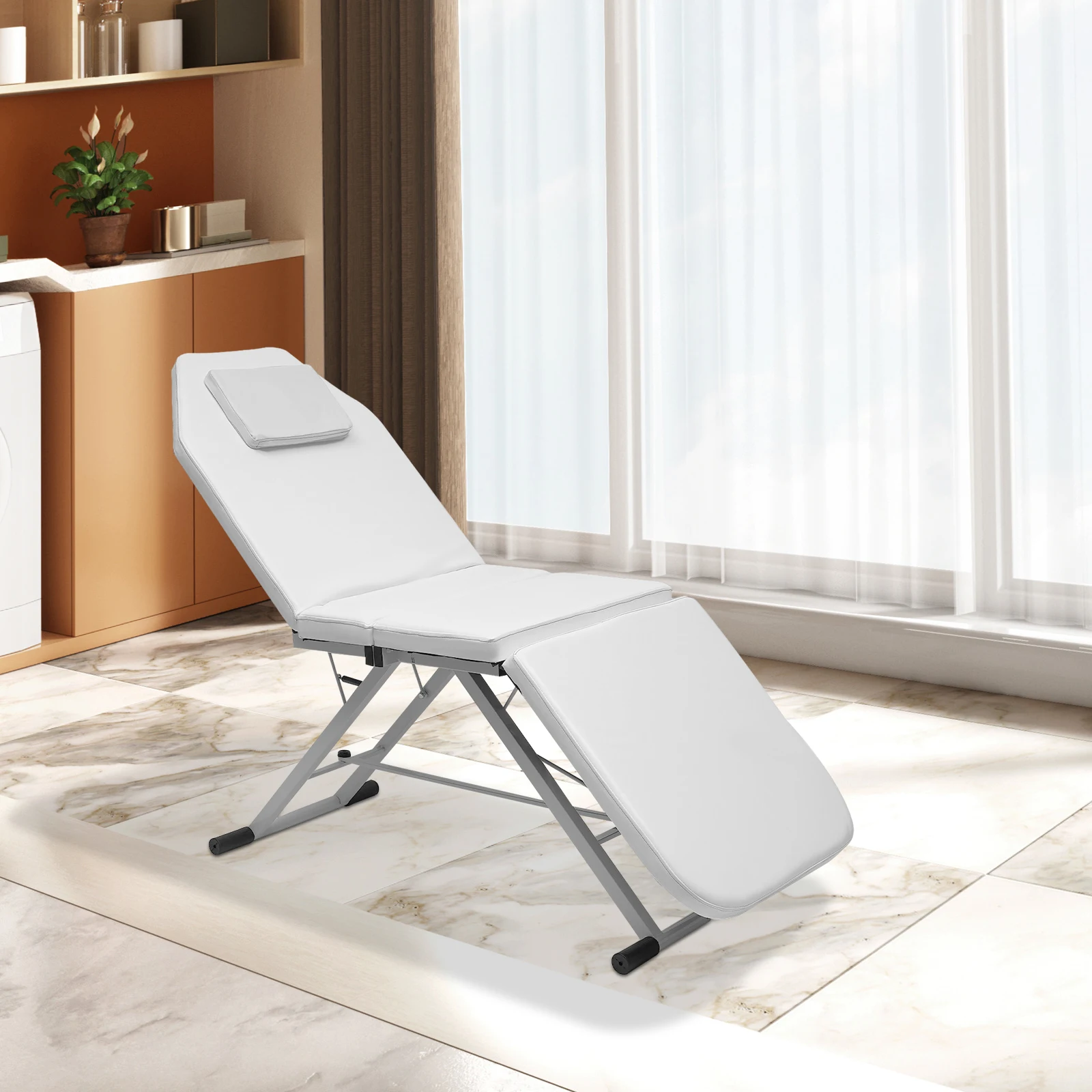 Beauty Bed Professional Massage Bed Foldable 250kg Salon Beauty Recliner for Spa & Salon Comfort