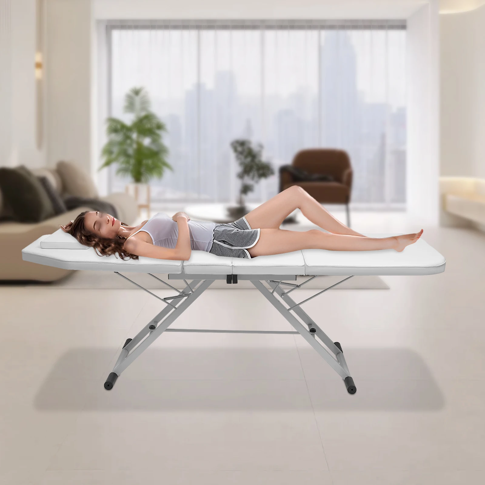 Beauty Bed Professional Massage Bed Foldable 250kg Salon Beauty Recliner for Spa & Salon Comfort