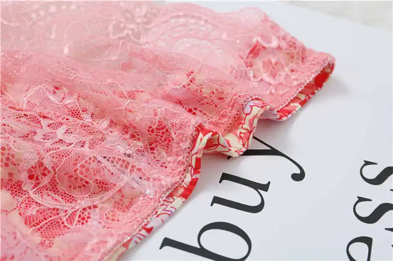 Fashion Women's Sexy Lace Panties Seamless Underwear Leopard Ice Silk for Girl Bikini Cotton Crotch Transparent Lingerie